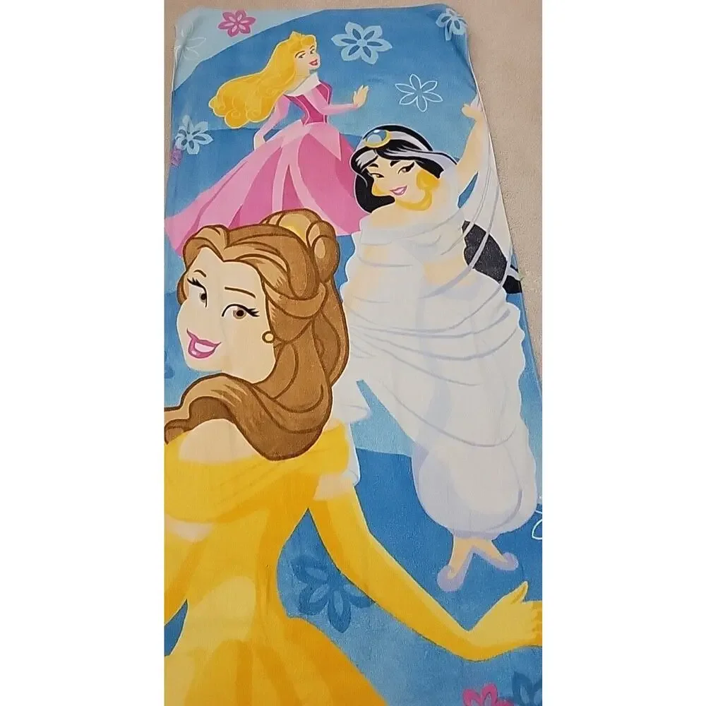 90s Disney Princess Beach Towel Jasmine Sleeping Beauty Belle Disney Store